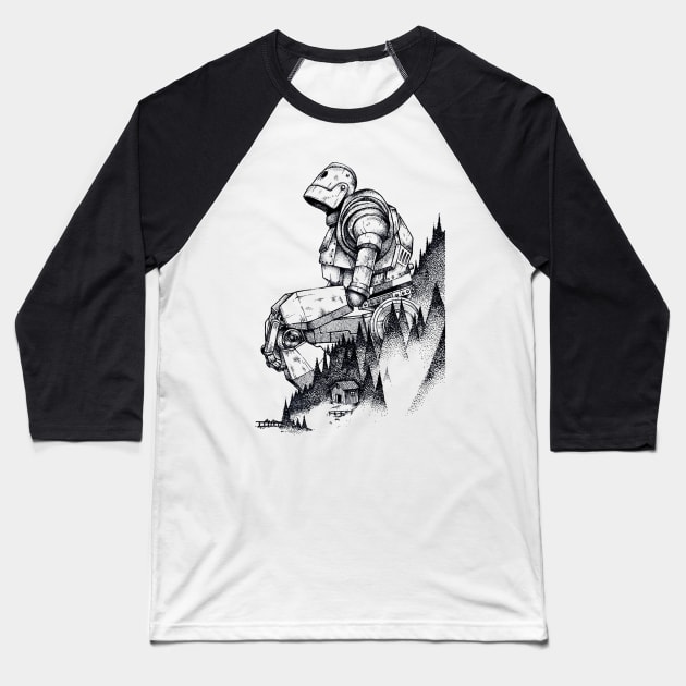 IRON GIANT Baseball T-Shirt by sarahbaumgarten